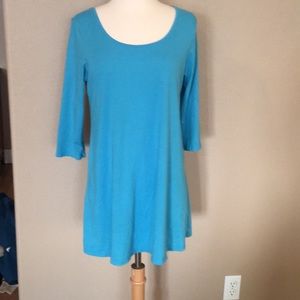 J Jill turquoise blue tunic